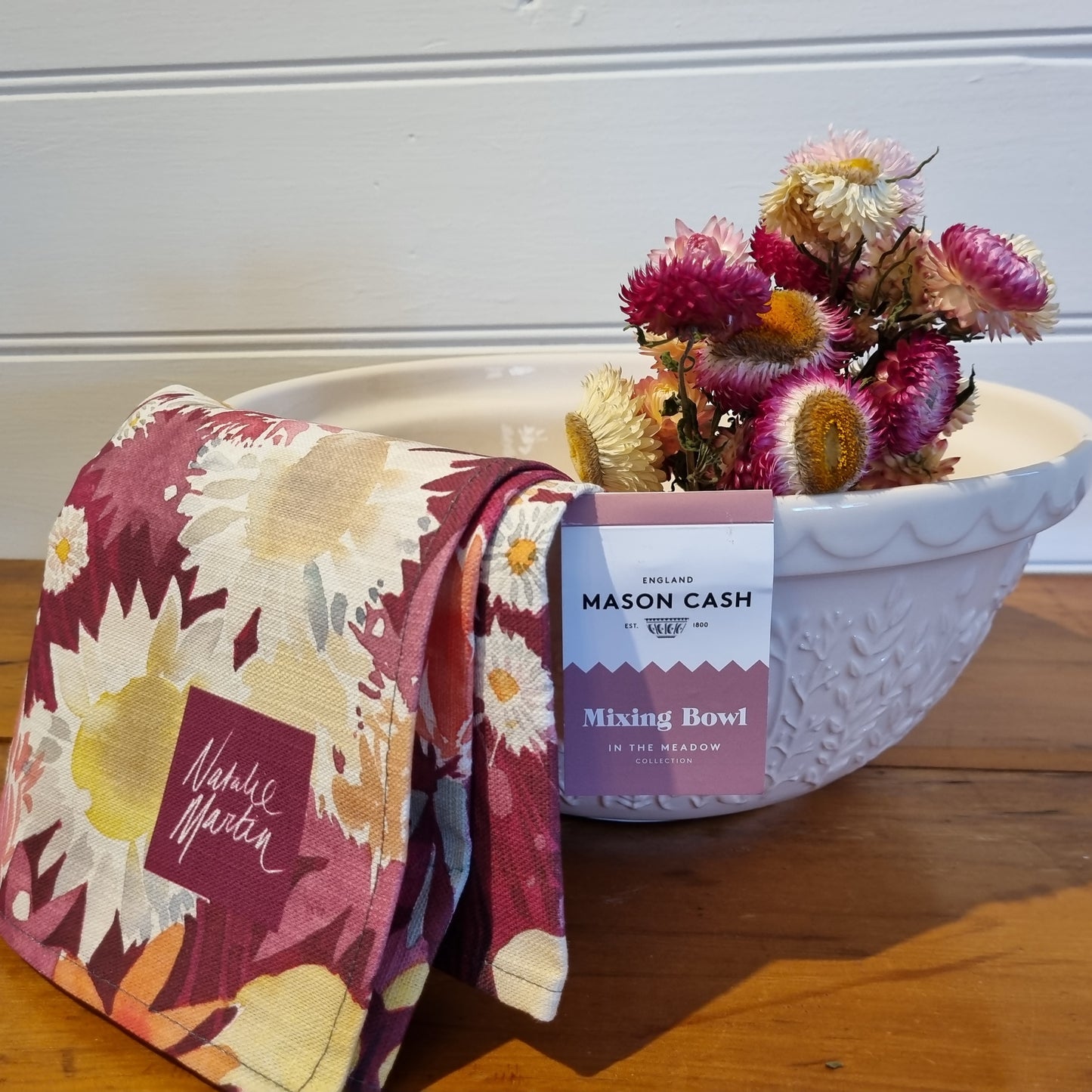 'In the Meadow' mixing bowl - 4 litre, cream