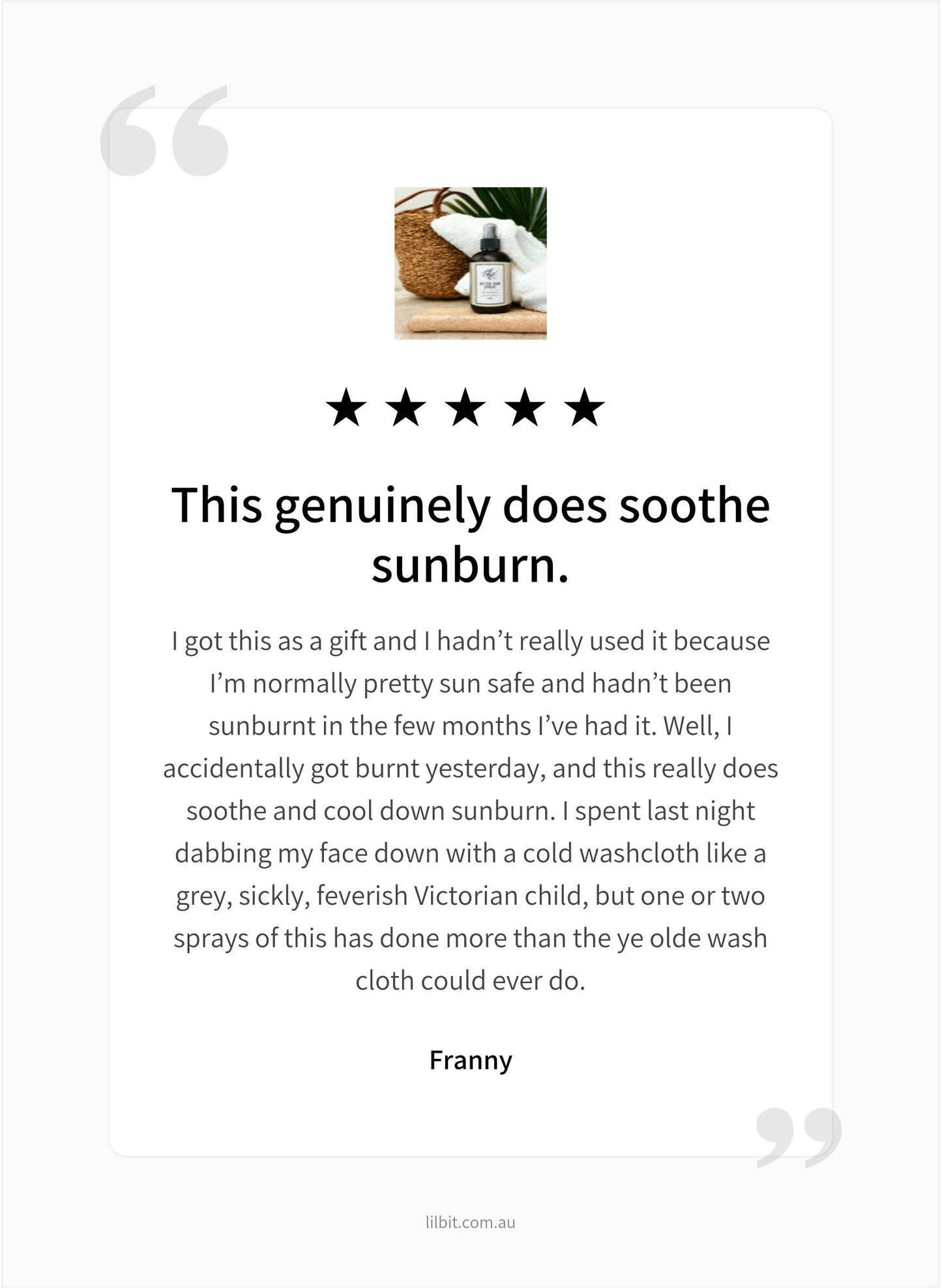 Australian Bush Mint After Sun Spray 250ml