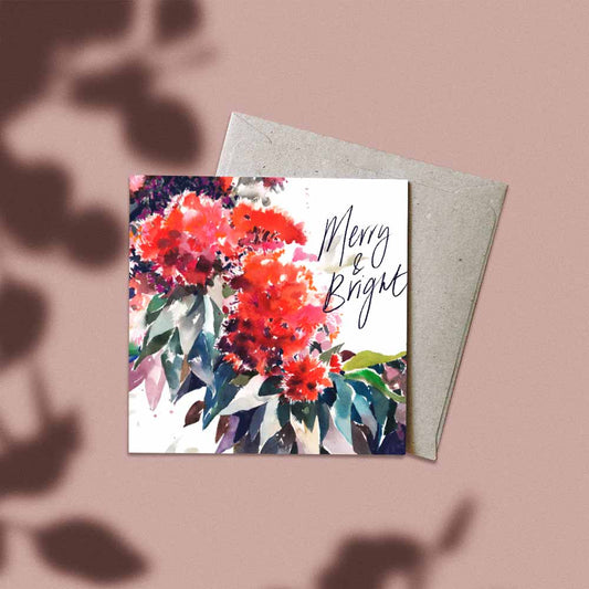 'Merry & Bright' Greeting Card
