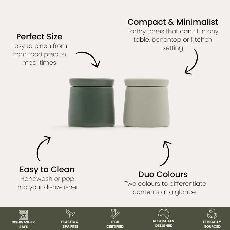 Salt and pepper pots