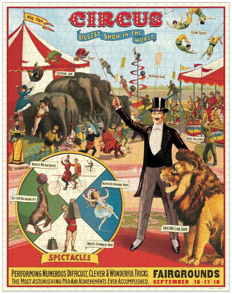 Cavallini vintage jigsaw puzzles | 1000 pieces