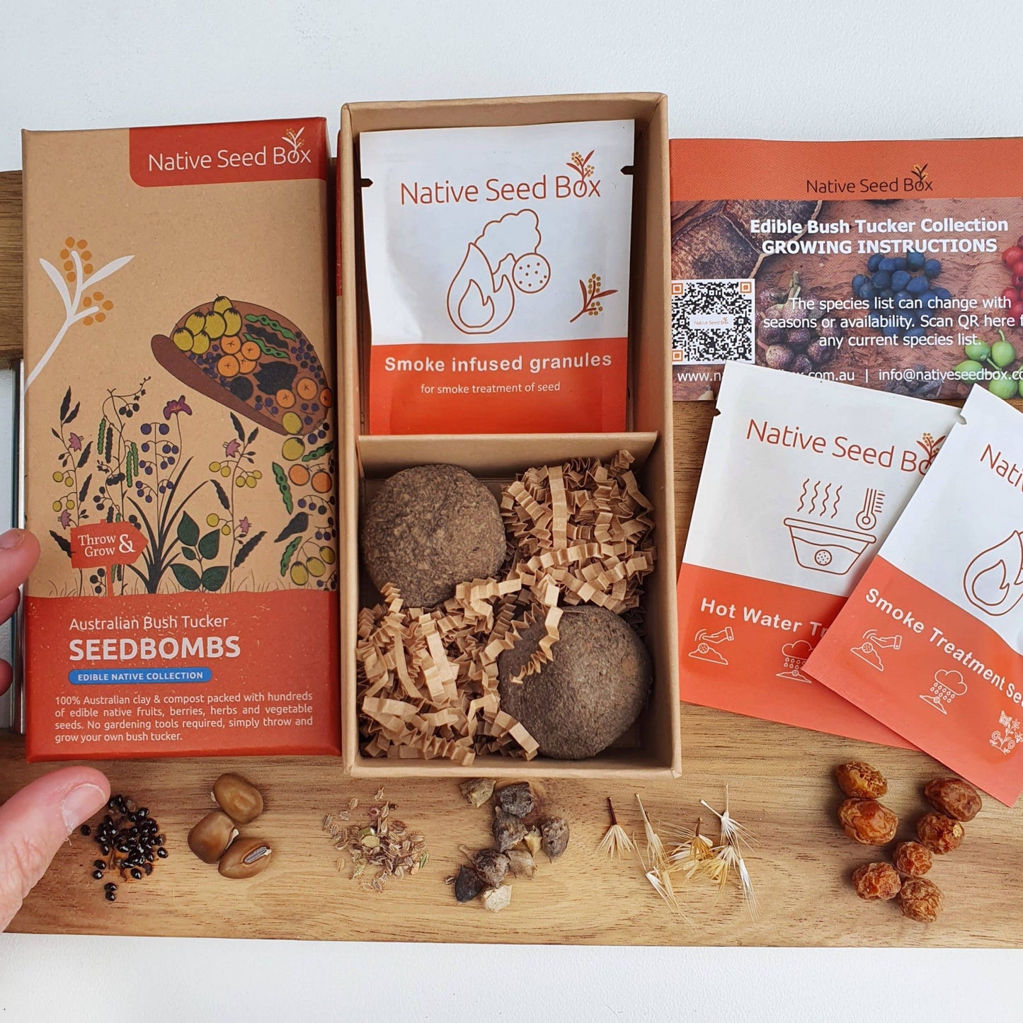 Bush Tucker Collection - edible native seed bombs