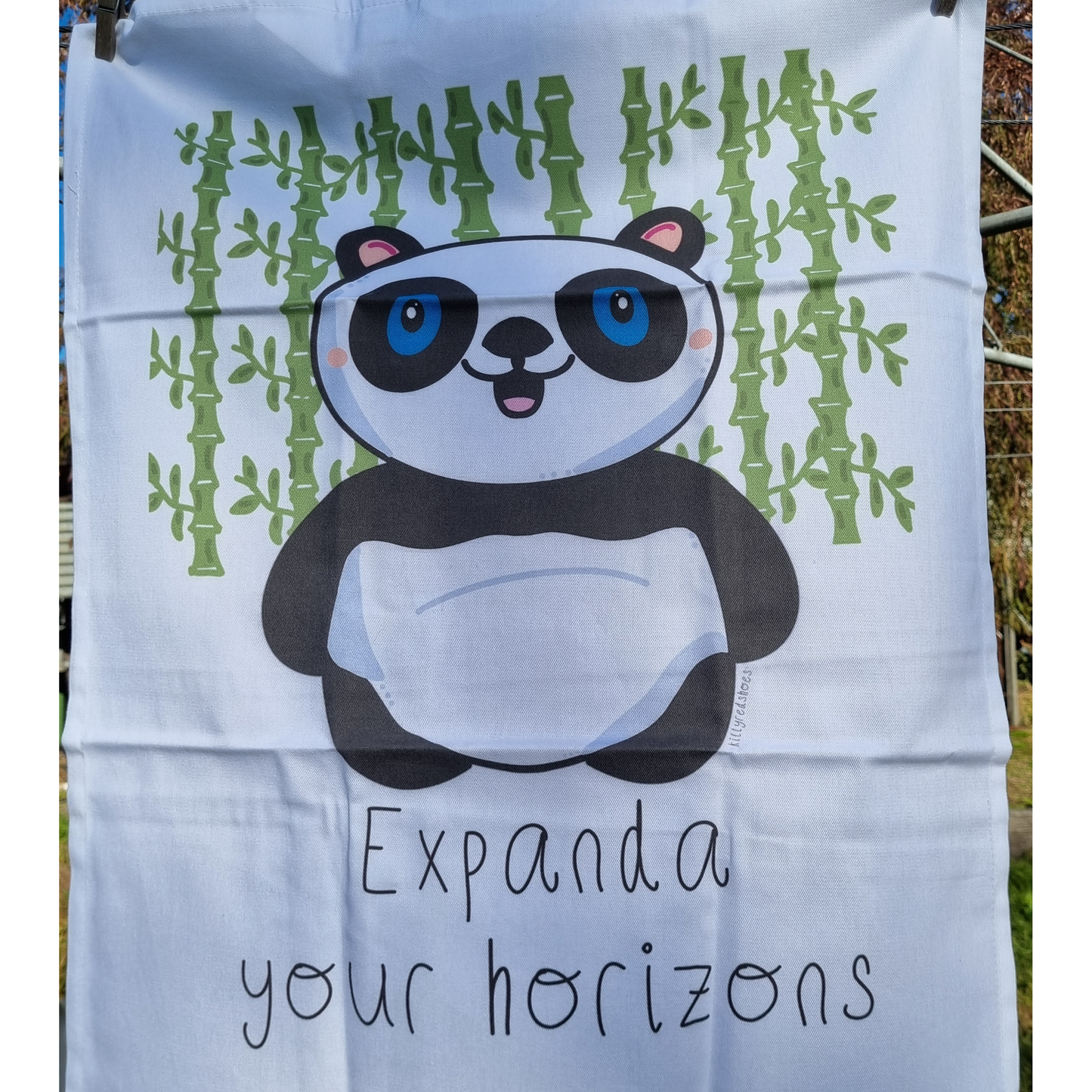 KItty Redshoes tea towels