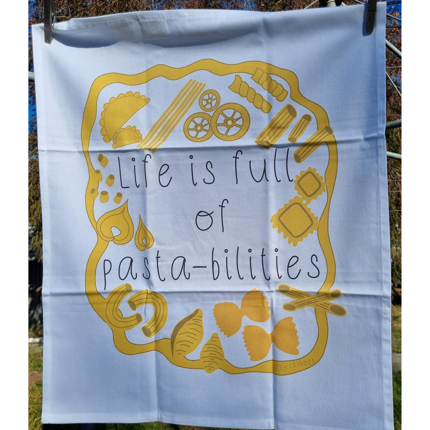 KItty Redshoes tea towels