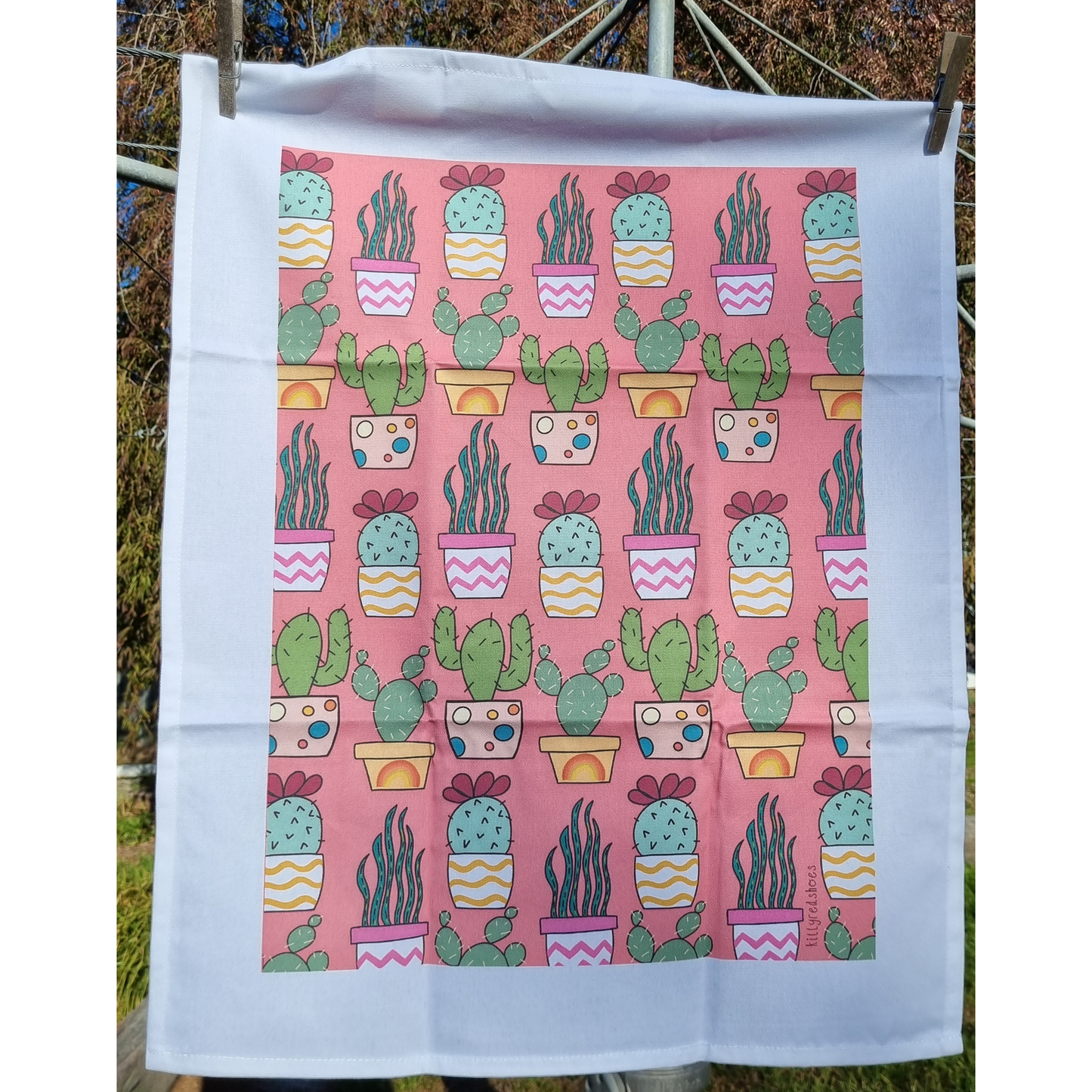 KItty Redshoes tea towels