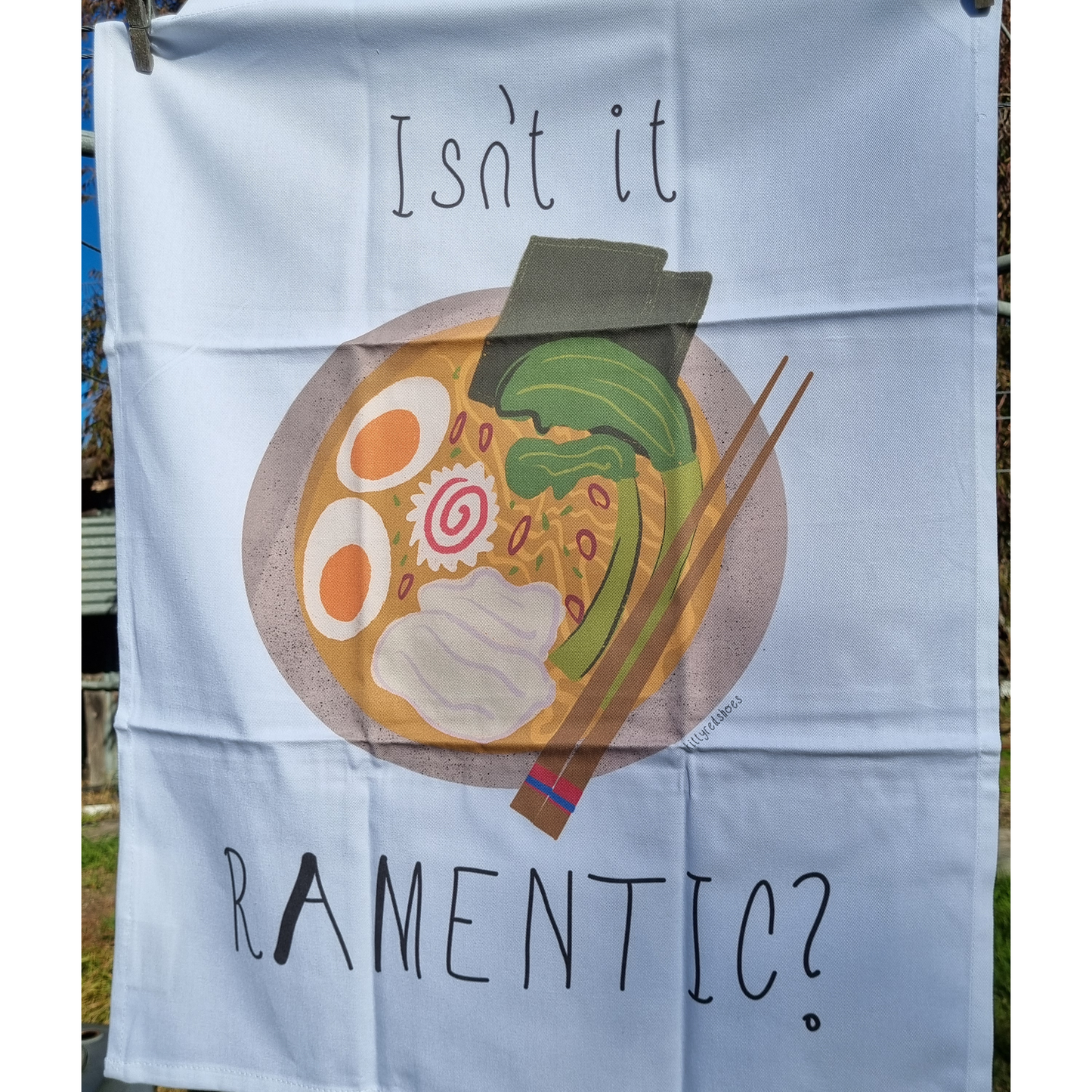 KItty Redshoes tea towels